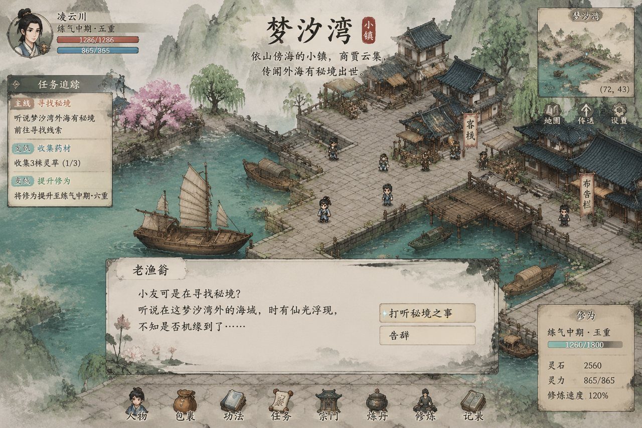 谪仙索欢录 探索场景 内容截图 3