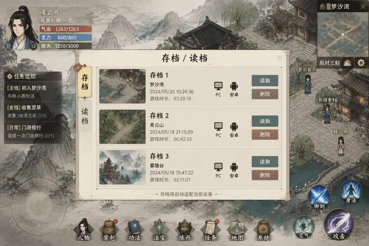 谪仙索欢录 小镇调查 实机截图 5